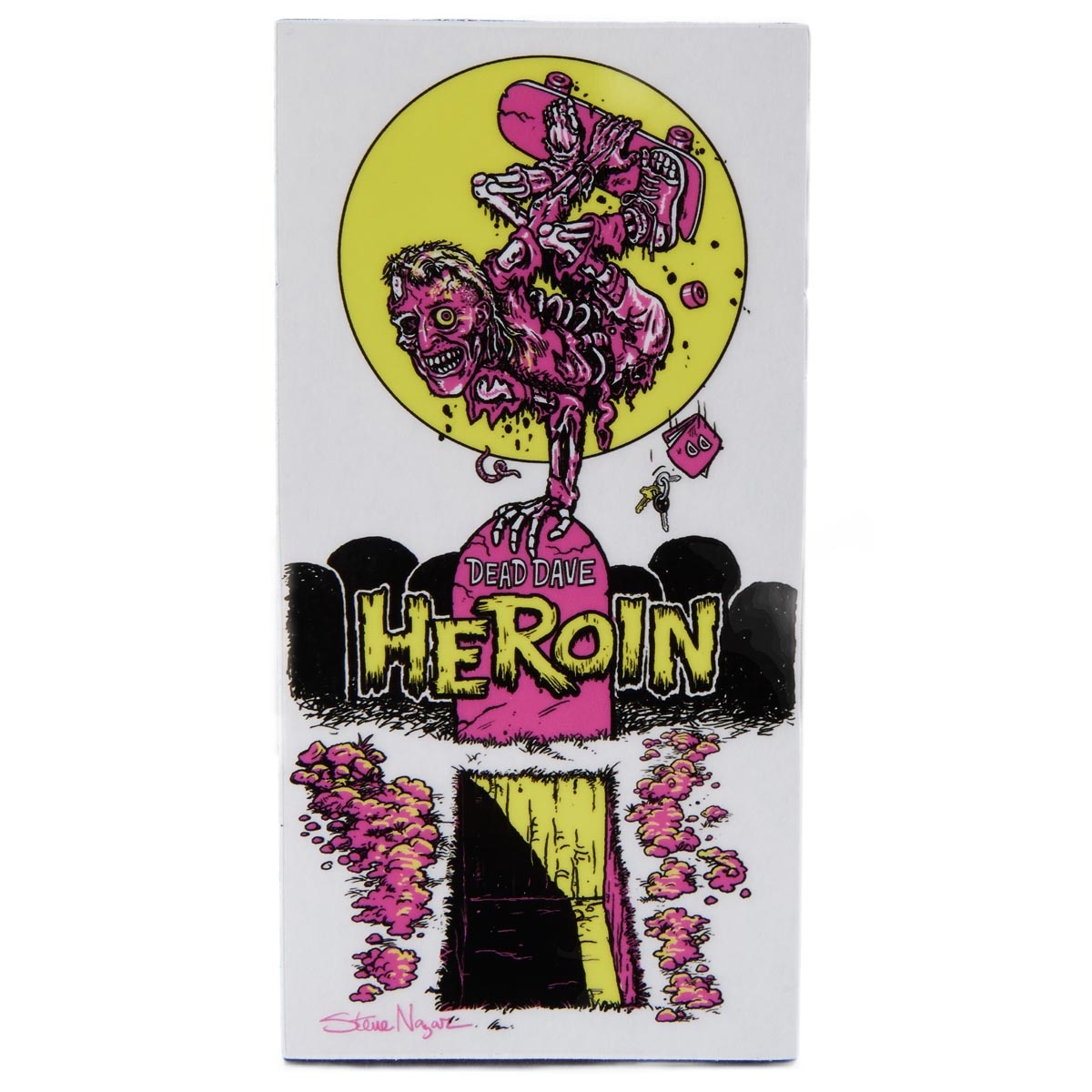 heroin heroin shellbound dead dave sticker