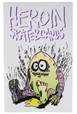 heroin heroin shellbound rotton egg sticker