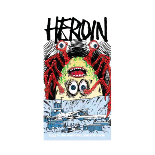 heroin heroin space egg sticker