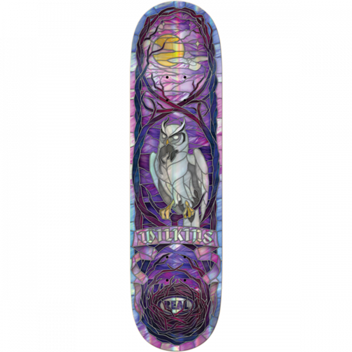 real real wilkins holographic rainbow foil cathedral 8.5 deck