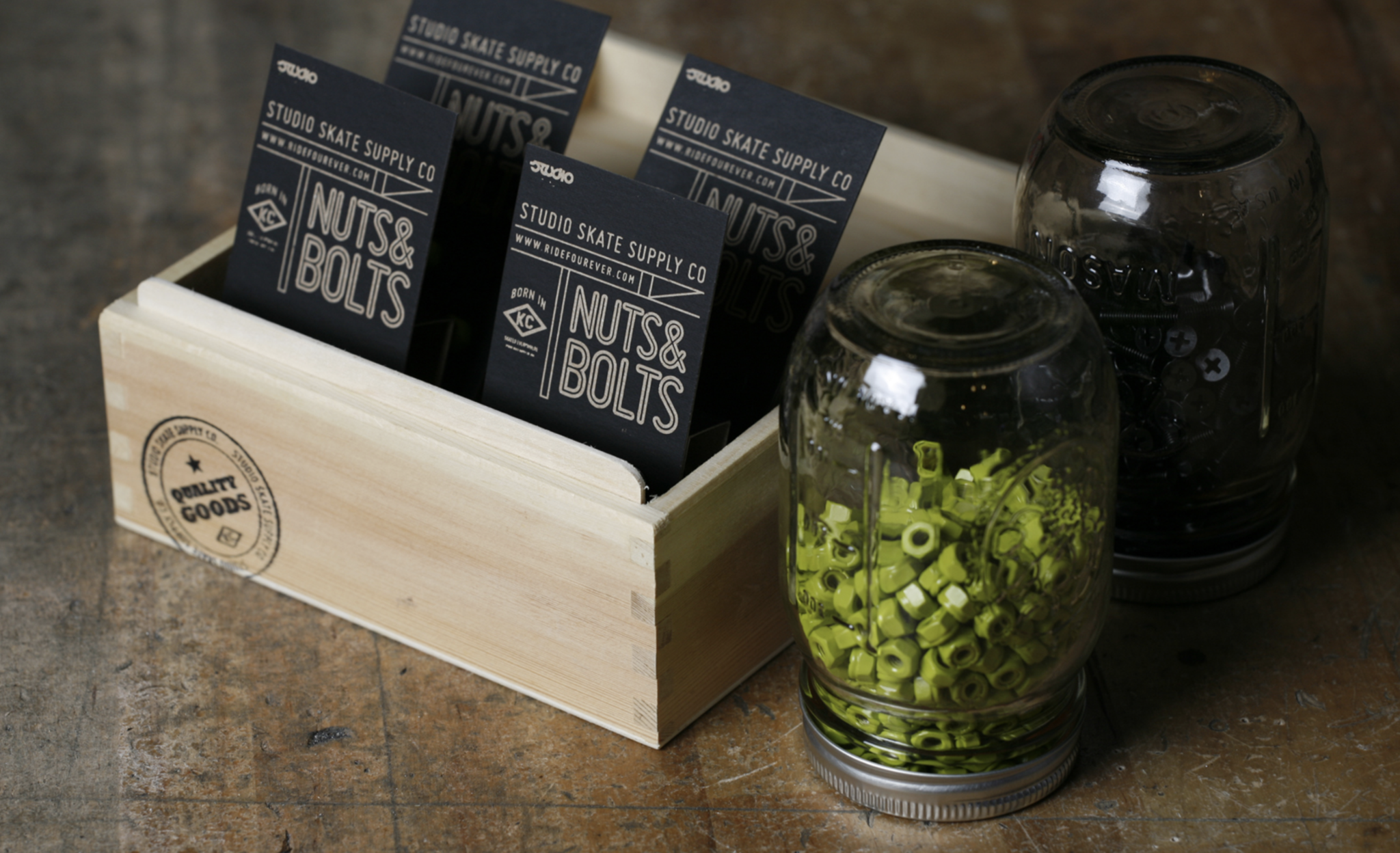 studio skate supply studio nuts & bolts 1in phillips hardware