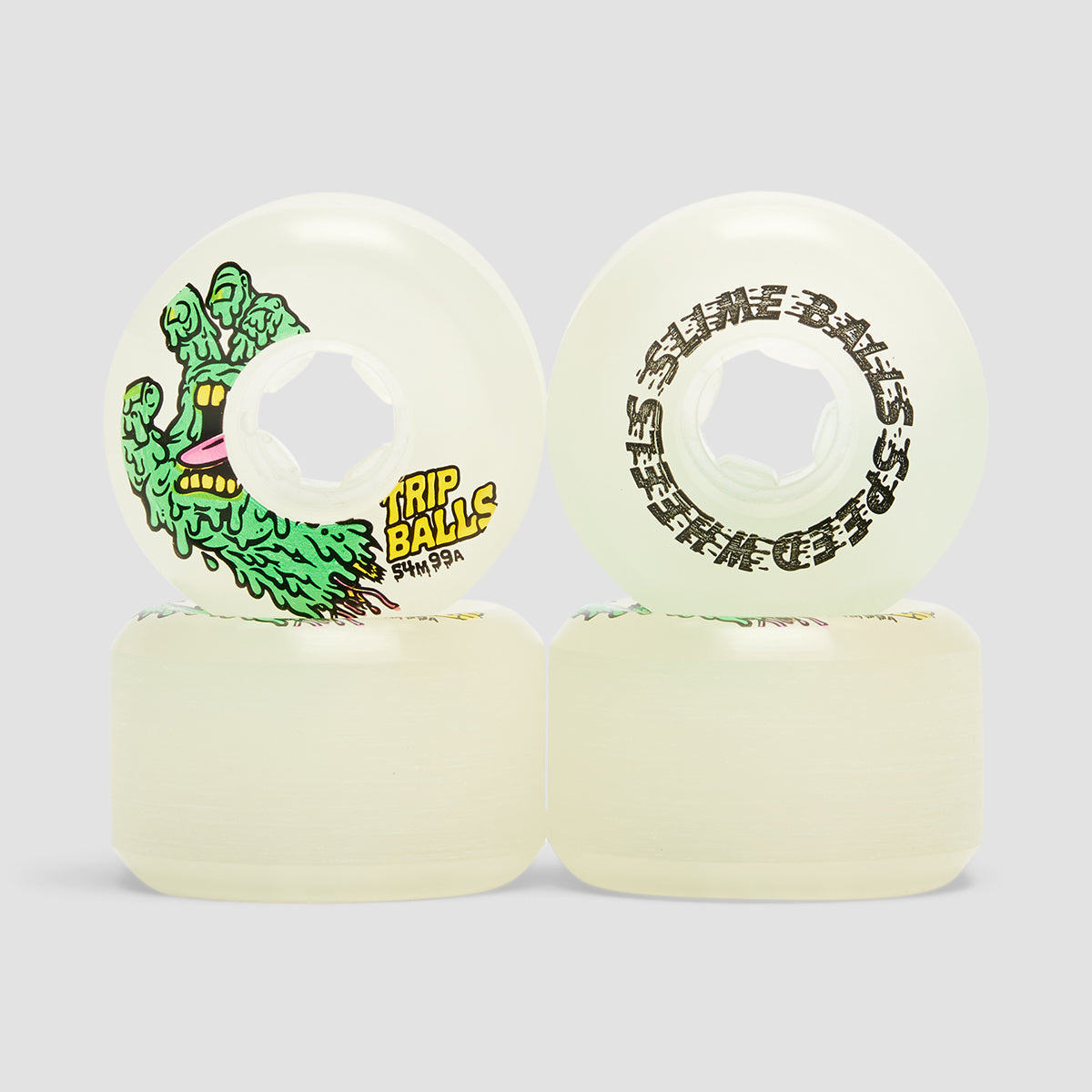 slime balls slime balls 99a 54mm face melter trip balls gitd wheels