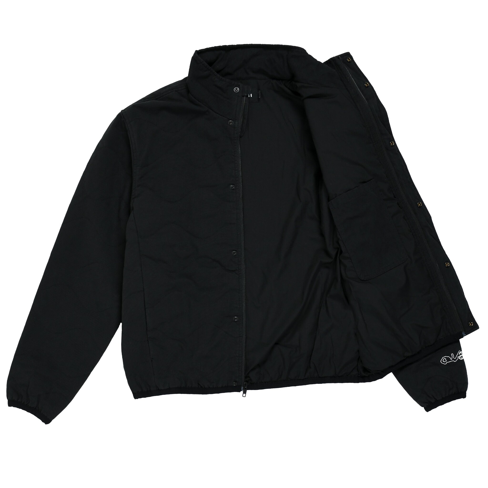 quasi quasi path quilted jacket