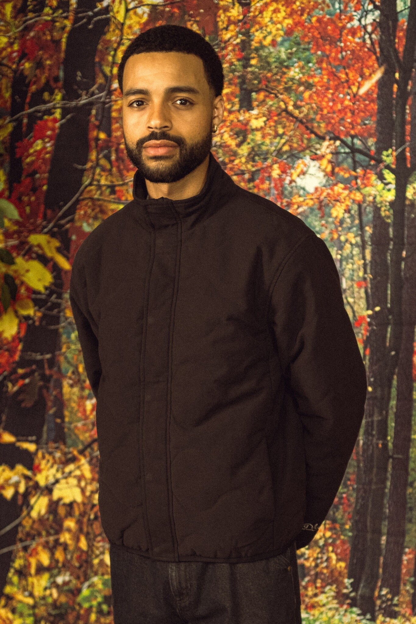 quasi quasi path quilted jacket