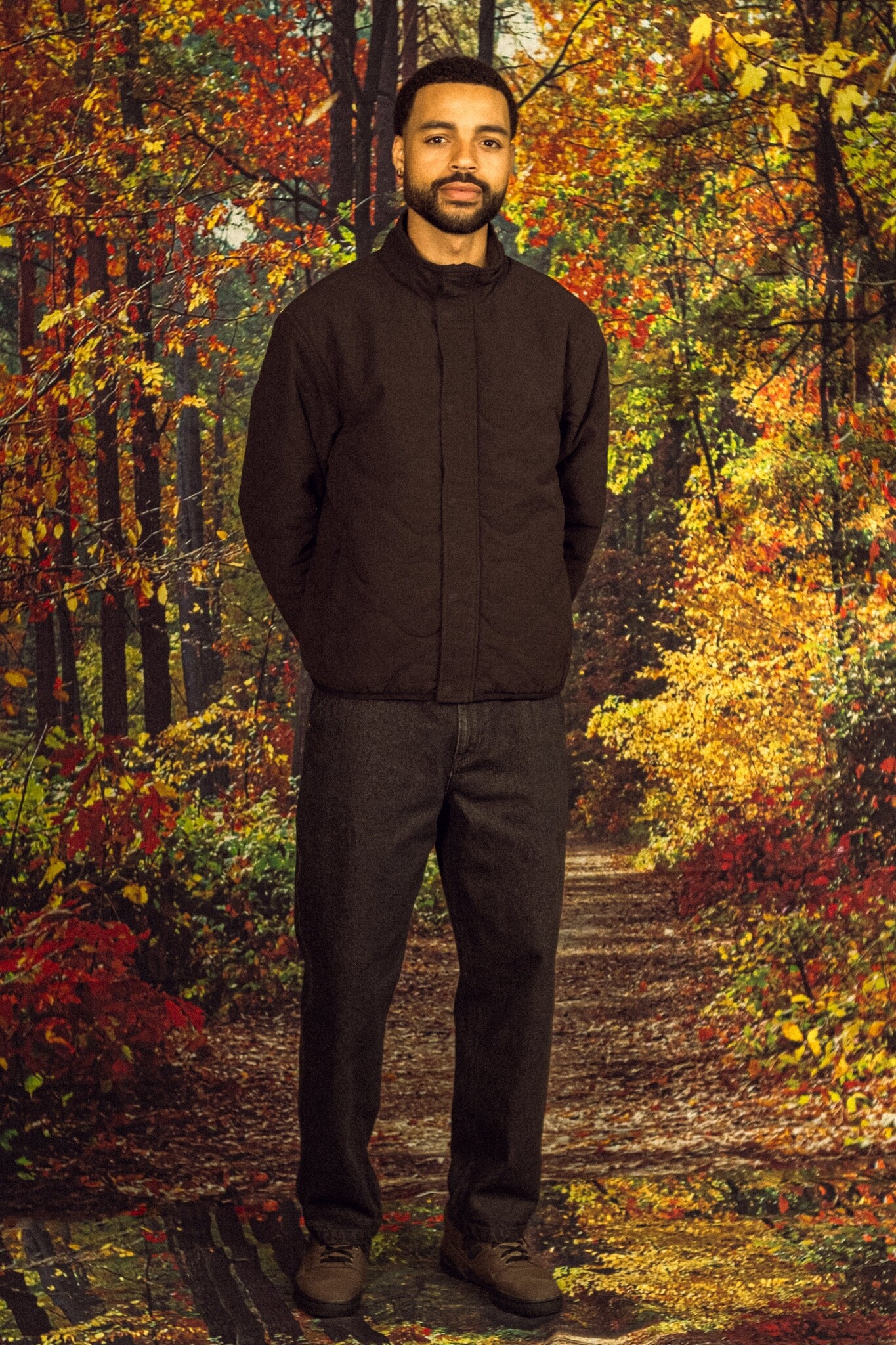 quasi quasi path quilted jacket