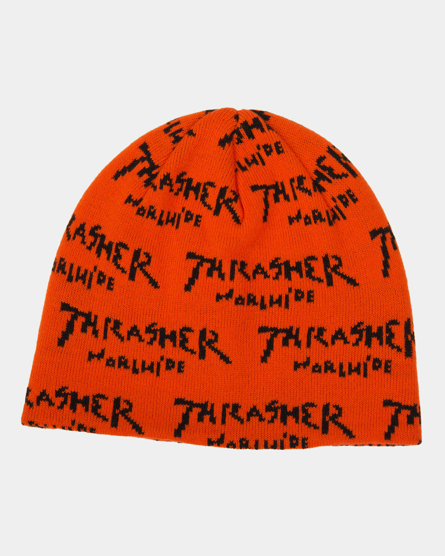 thrasher thrasher worldwide skully beanie