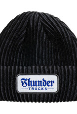 thunder thunder script patch cuff beanie