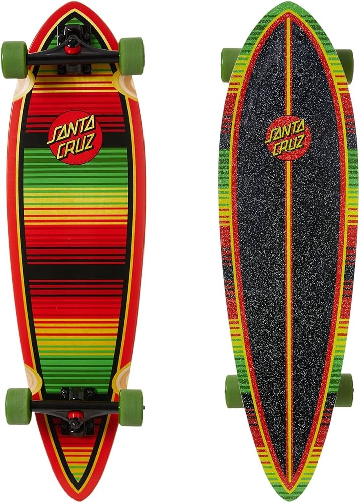 santa cruz santa cruz serape dot 9.2 x 33 pintail cruzer complete