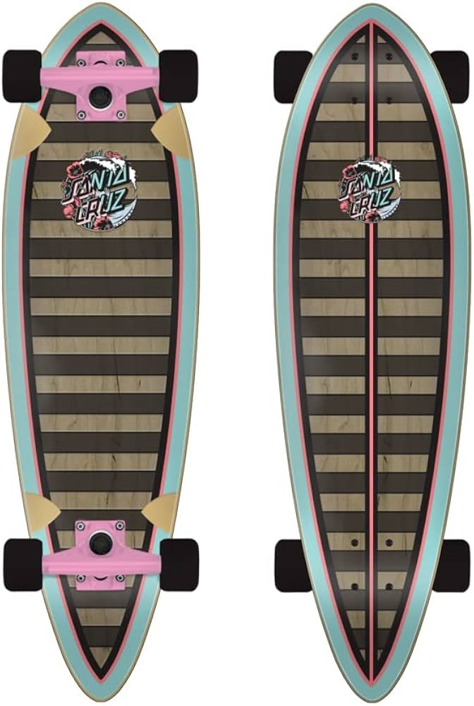 santa cruz santa cruz wave dot splice 9.2 x 33 pintail cruzer complete
