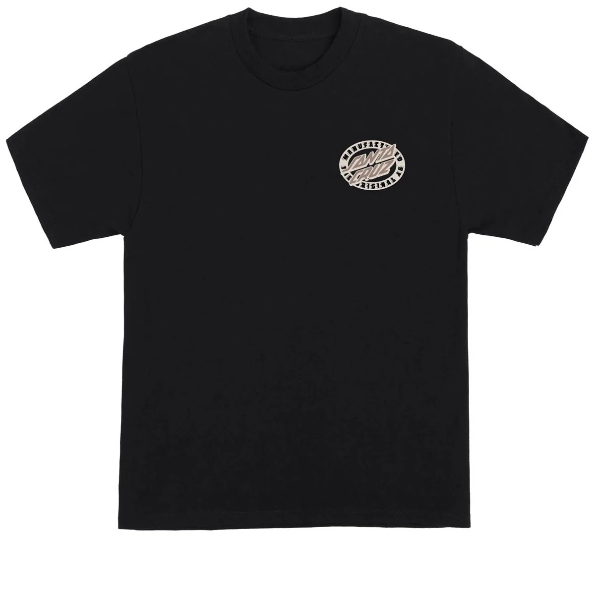 santa cruz santa cruz mfg oval dot tee