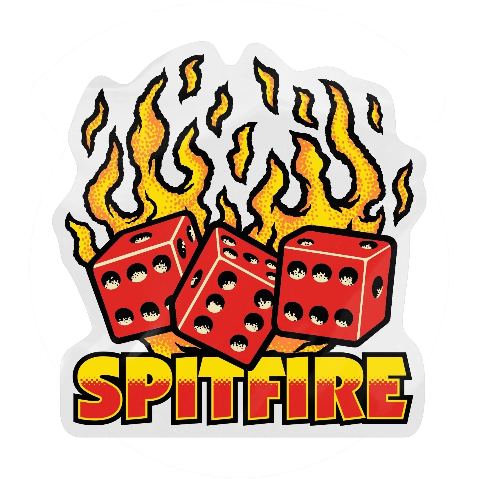 spitfire spitfire hot hands sticker