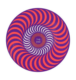 spitfire spitfire tri color swirl pink 5in sticker