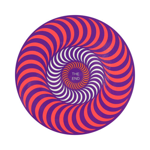 spitfire spitfire tri color swirl pink 5in sticker