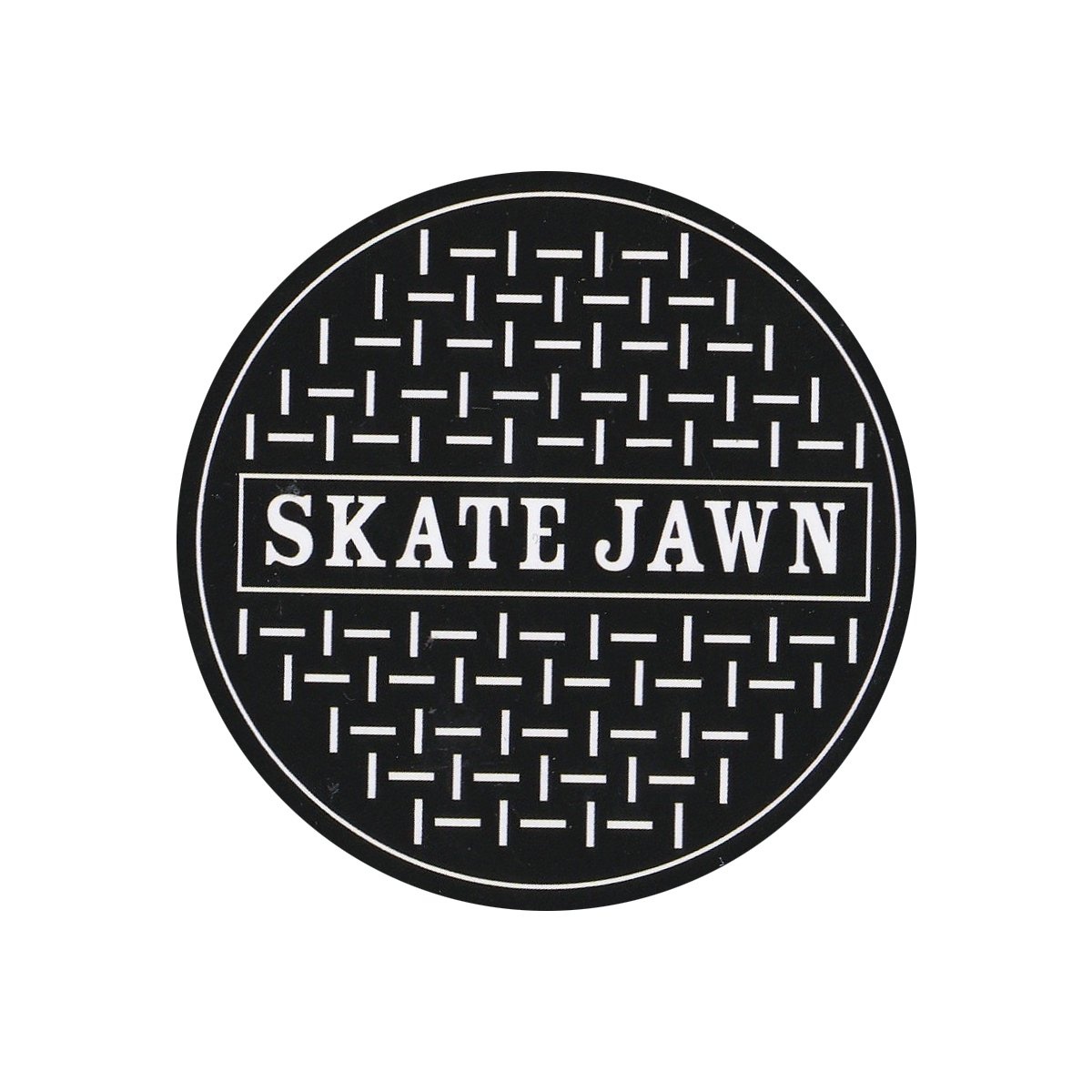 skate jawn skate jawn sewer sticker
