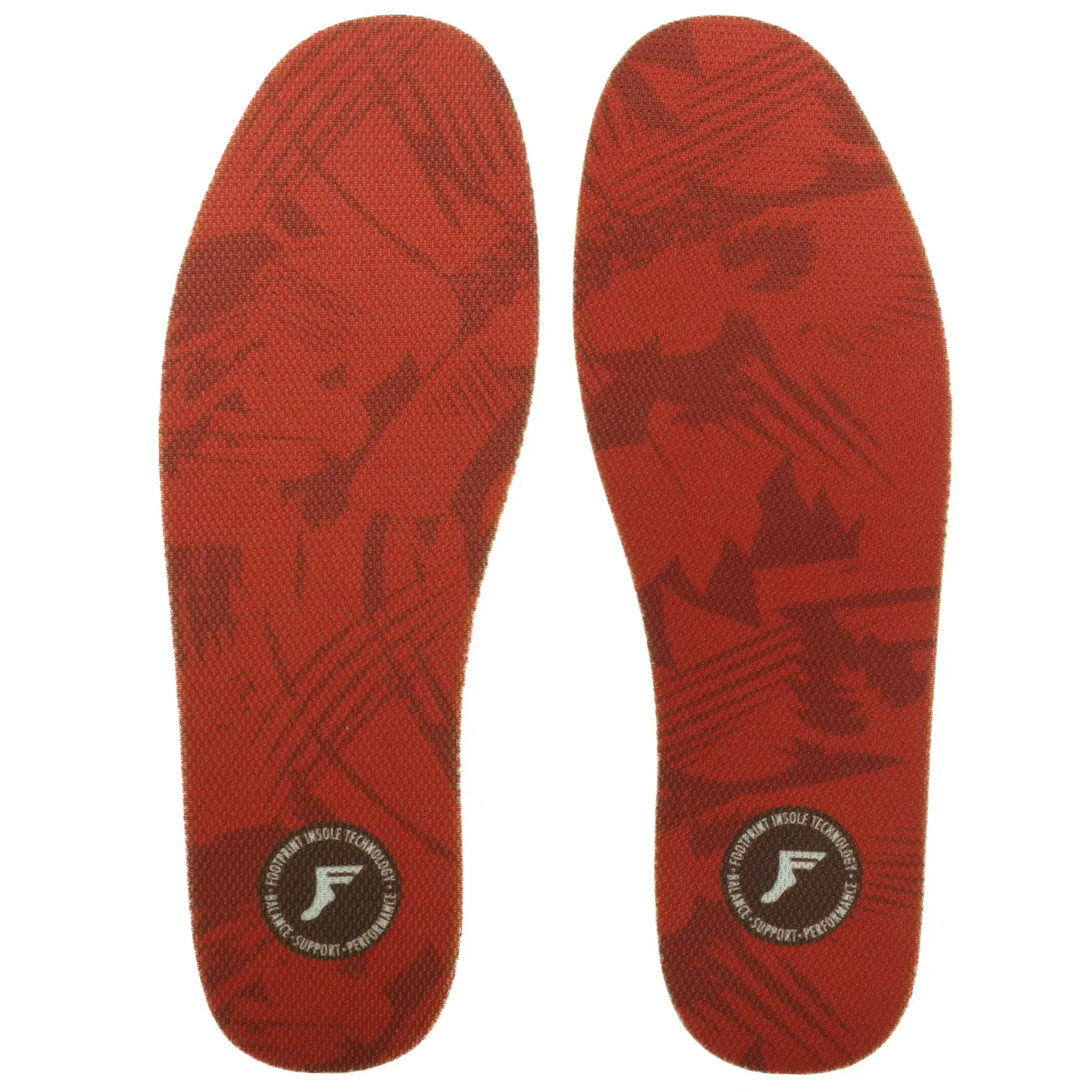 footprint footprint kingfoam 5mm red cam insole