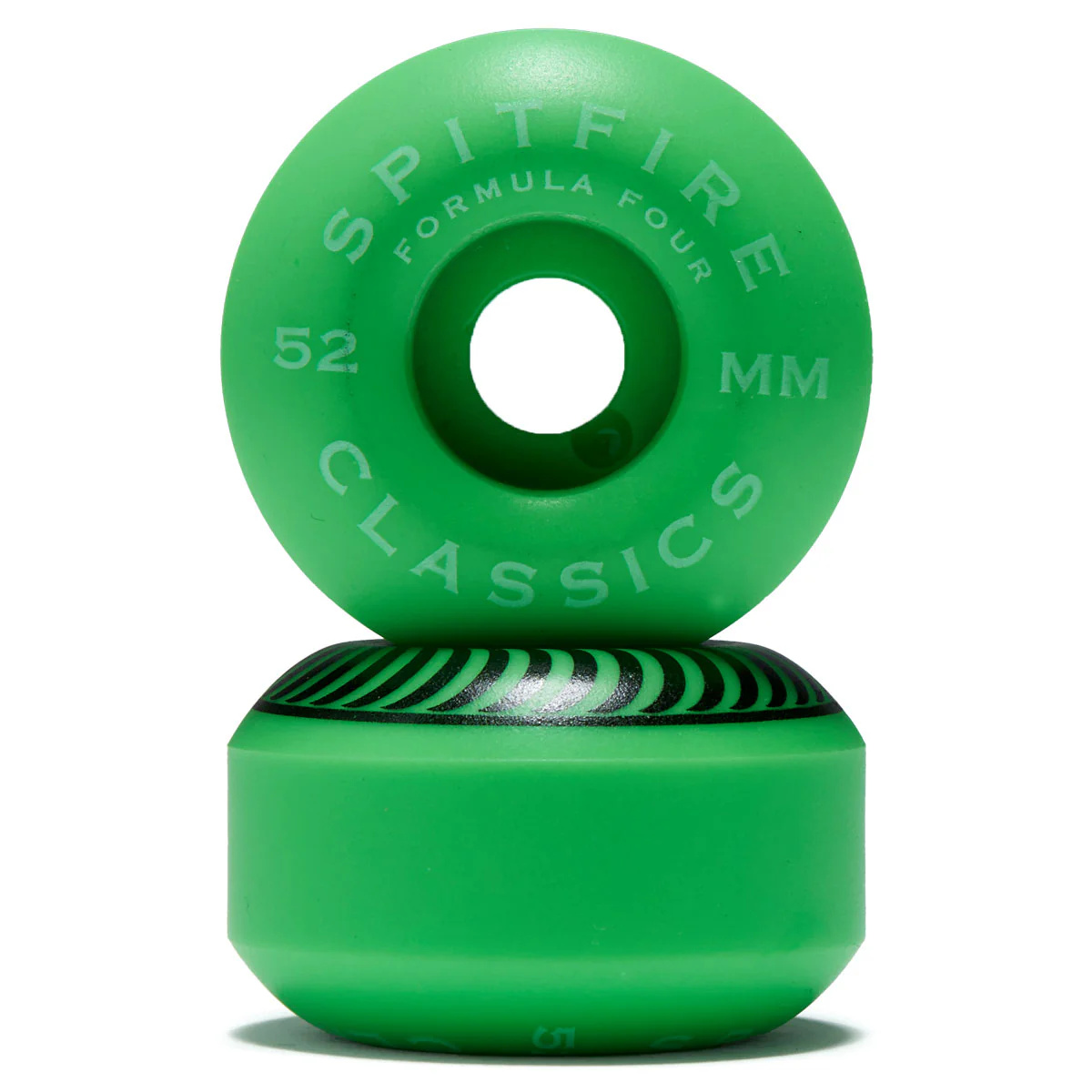 spitfire spitfire f4 99 classics neon green 52mm wheels