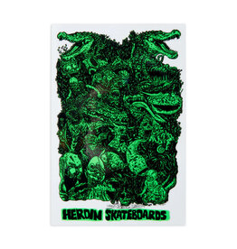 heroin heroin allegory swampy sticker
