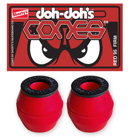 shortys shortys doh dohs cones red 95a firm bushings