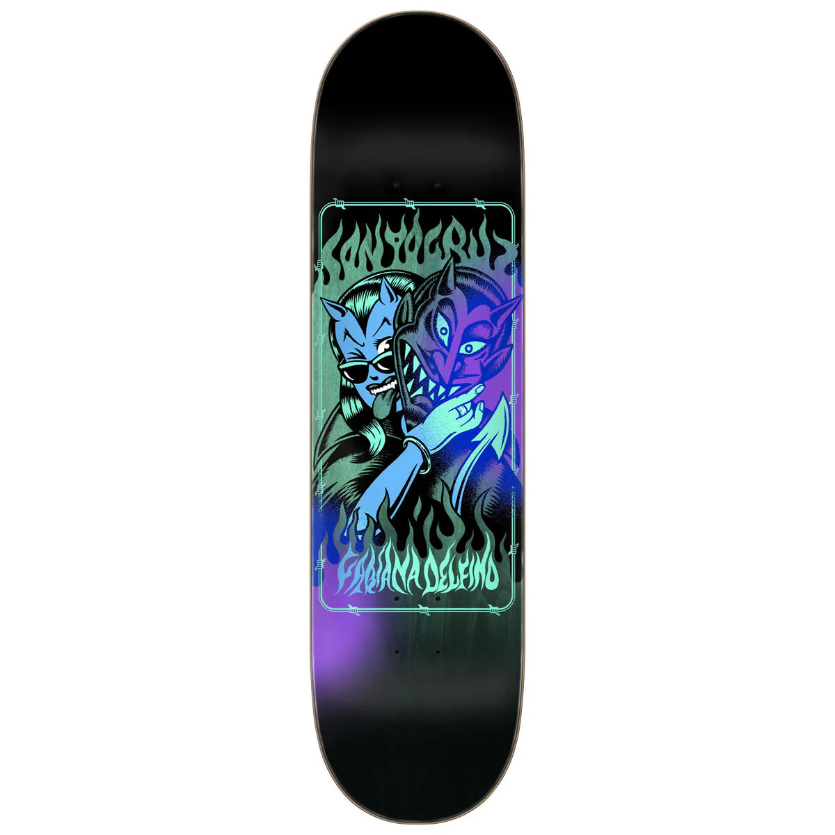 santa cruz santa cruz delfino devil mask pro 8.25 deck