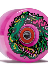 slime balls slime balls gator swamp spew light ups with bearings 78a 66mm pink wheels