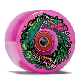 slime balls slime balls gator swamp spew light ups with bearings 78a 66mm pink wheels