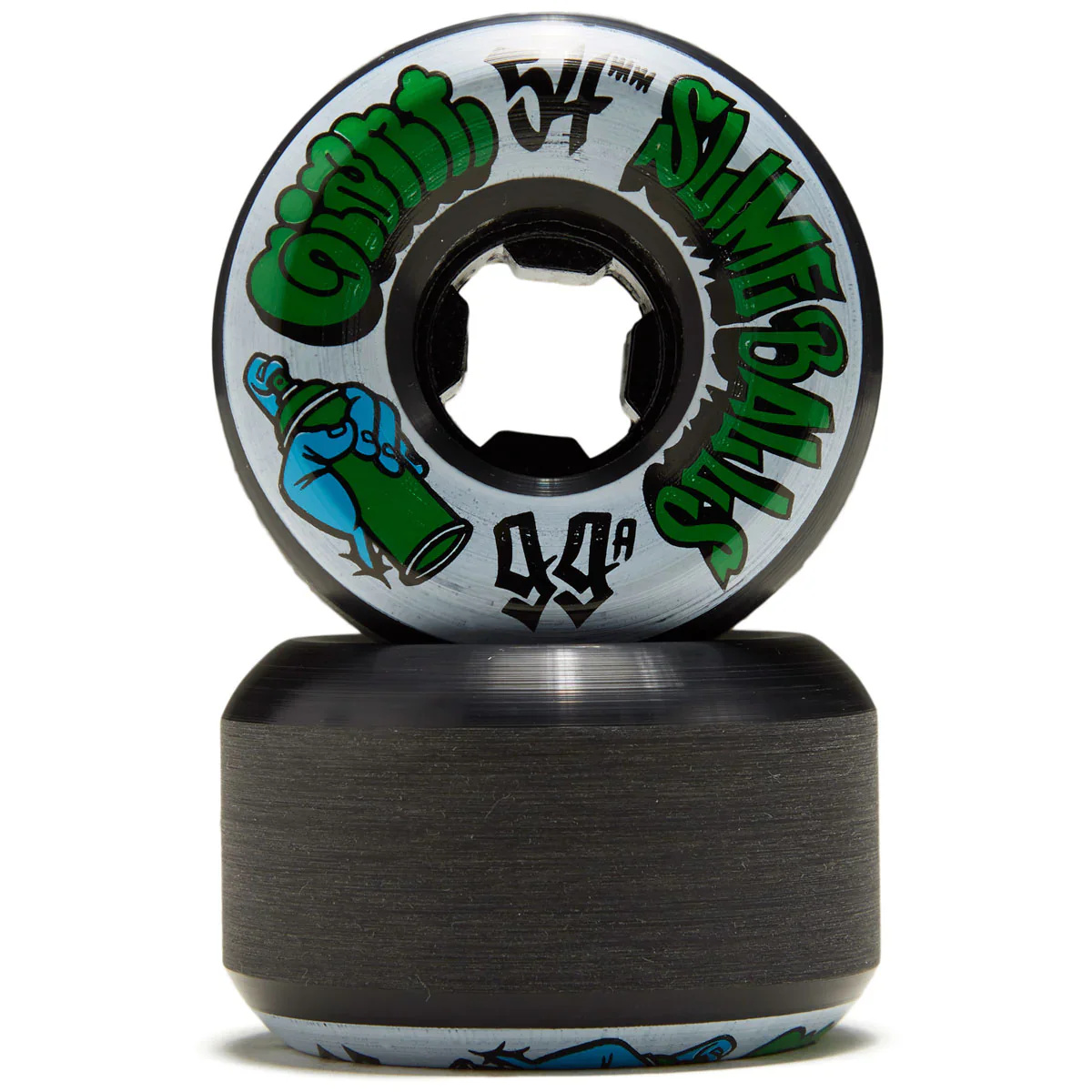 slime balls slime balls mike giant 99a 54mm black wheels