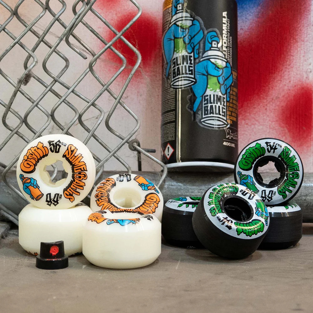 slime balls slime balls mike giant 99a 54mm black wheels