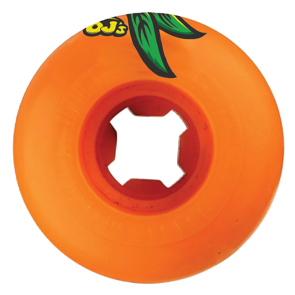 oj wheels oj lil doodies 99a 58mm orange wheels