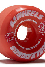 oj wheels oj double duro mini combo 99a/95a 56mm red wheels