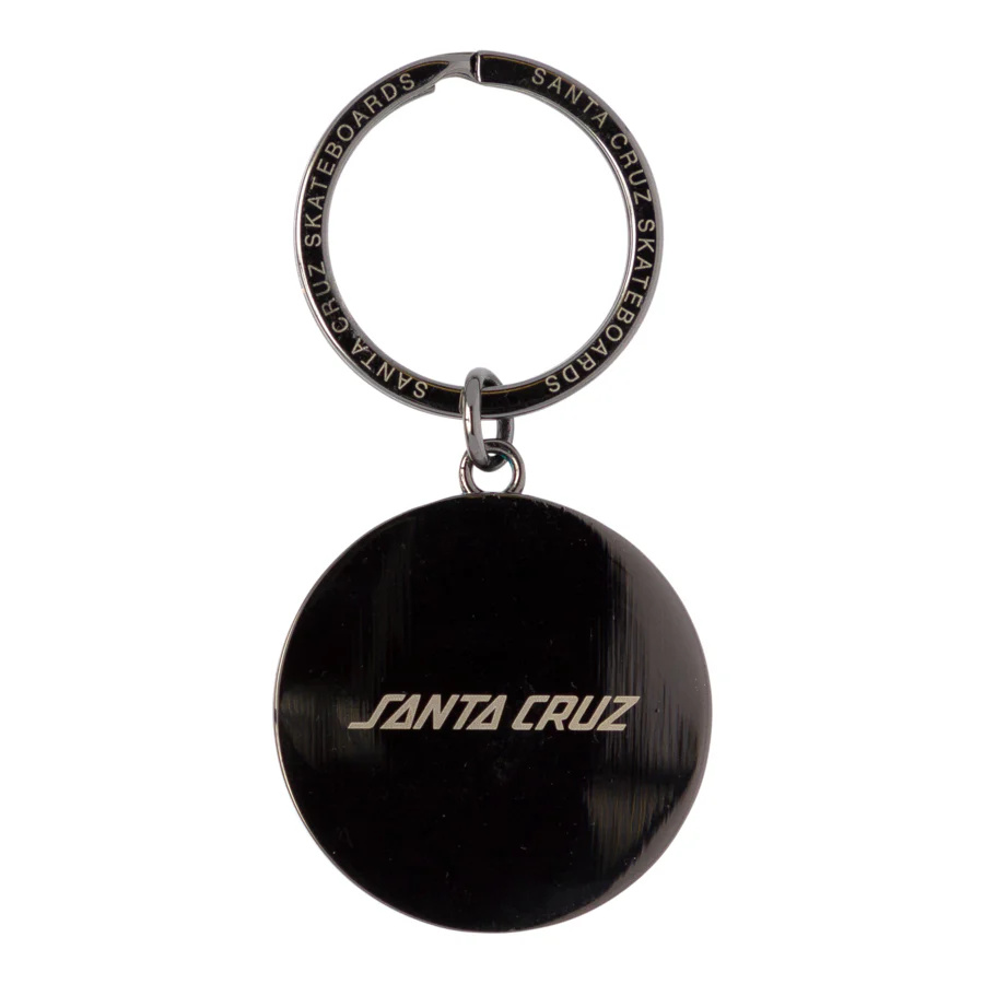 santa cruz santa cruz wave dot keychain