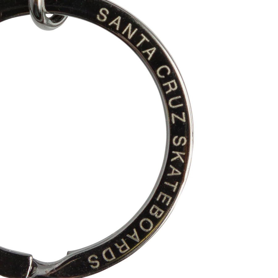 santa cruz santa cruz wave dot keychain