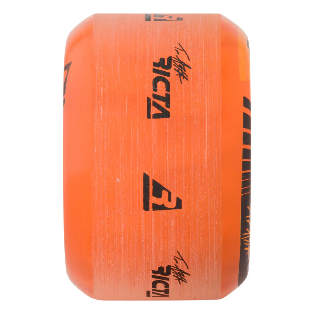 ricta ricta asta speedrings 95a 53mm wide clear orange wheels