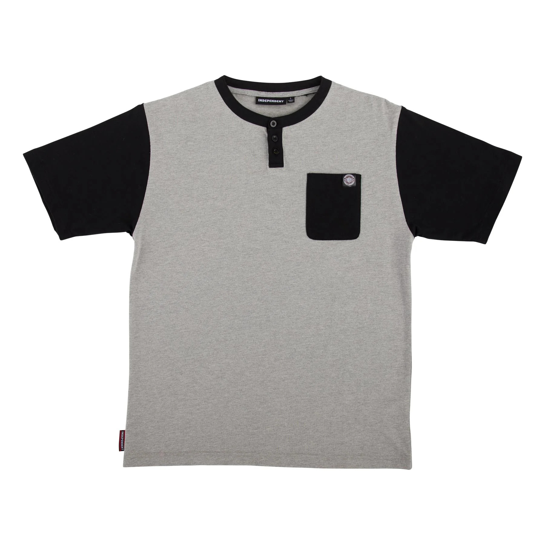 independent independent btg label ss henley top