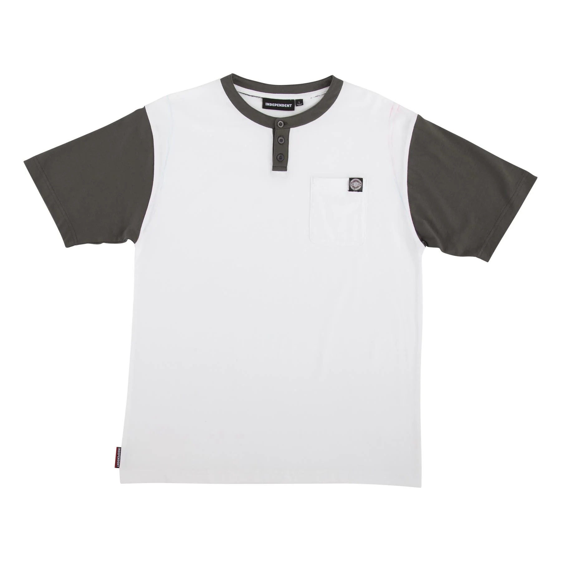 independent independent btg label ss henley top