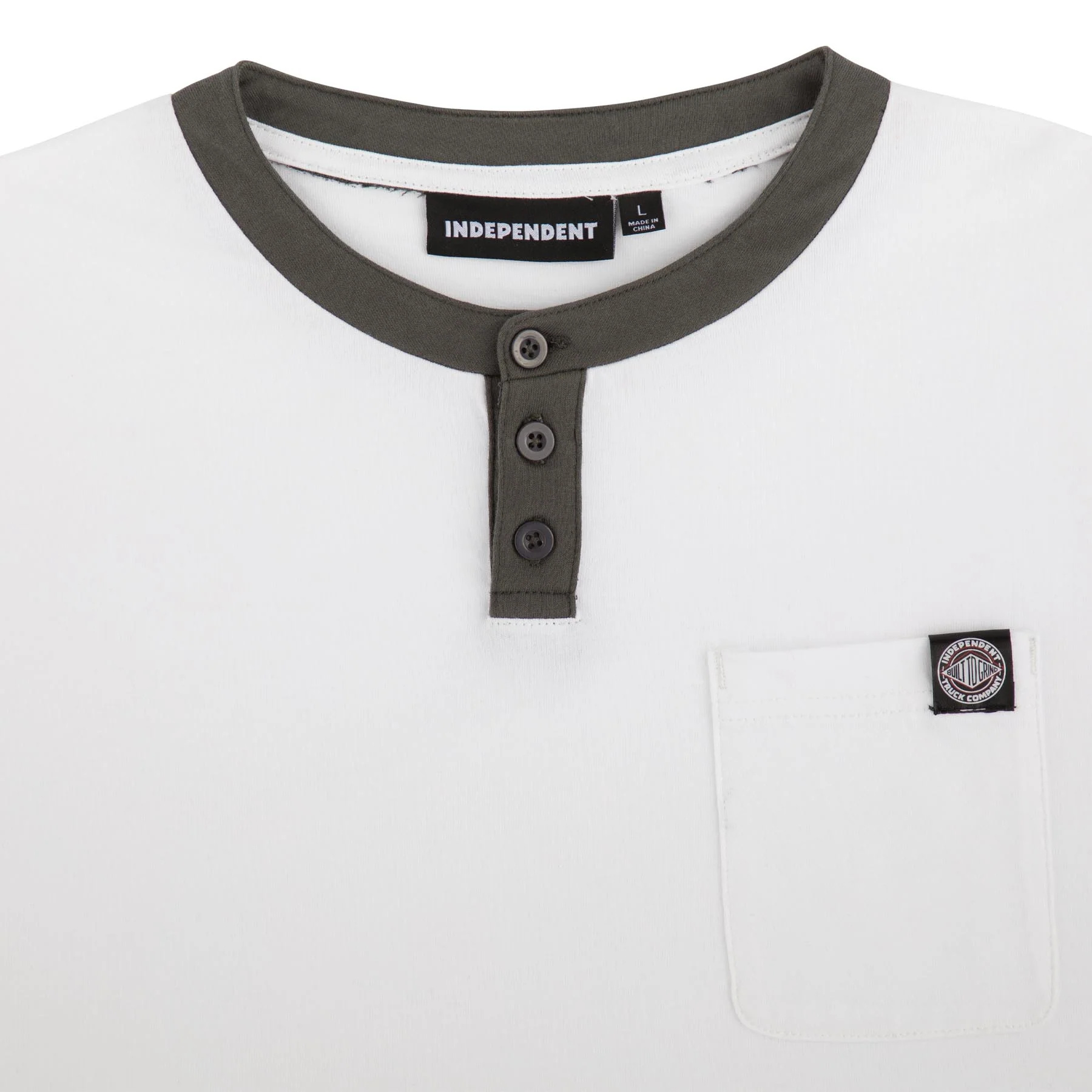 independent independent btg label ss henley top