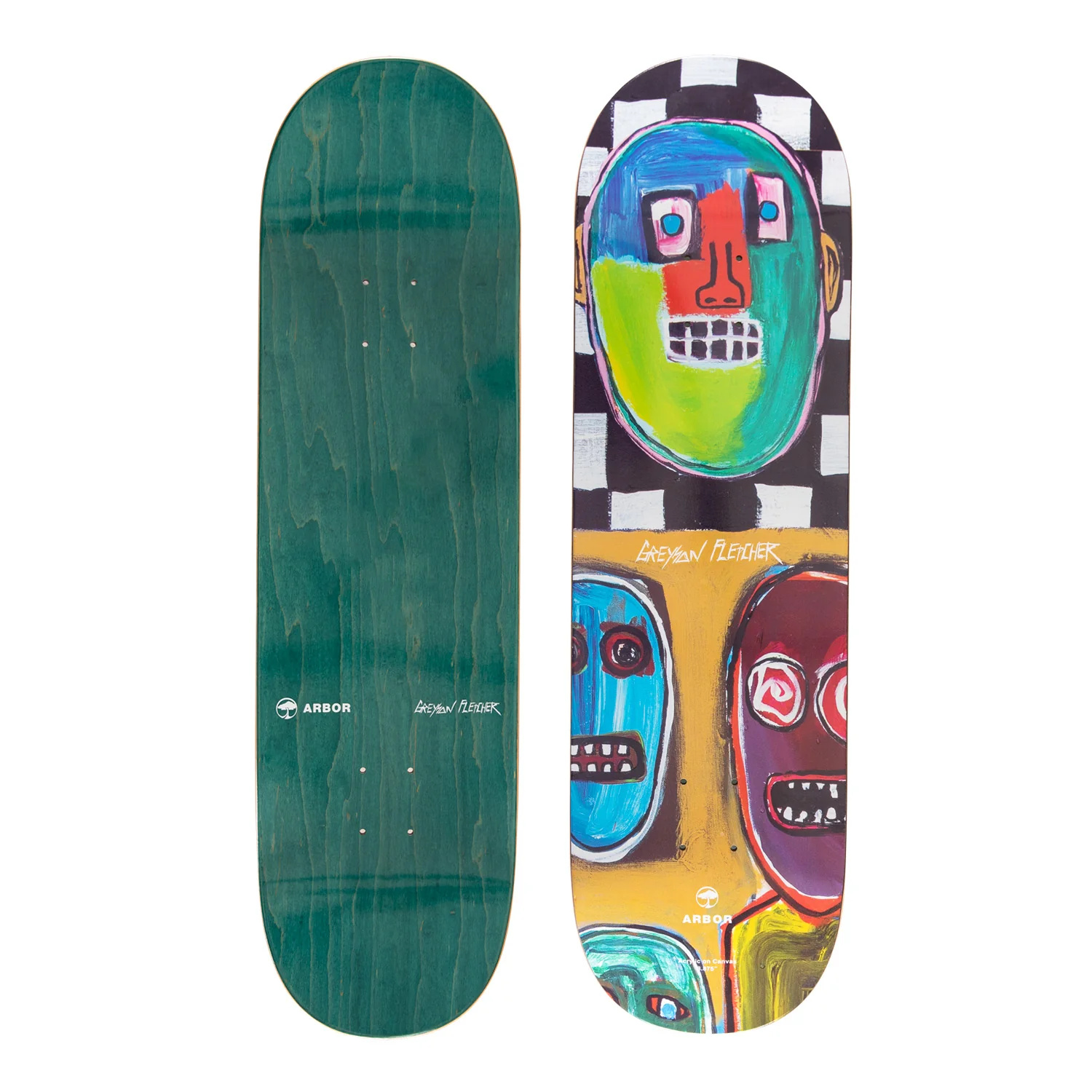 arbor arbor greyson checker 8.875 deck