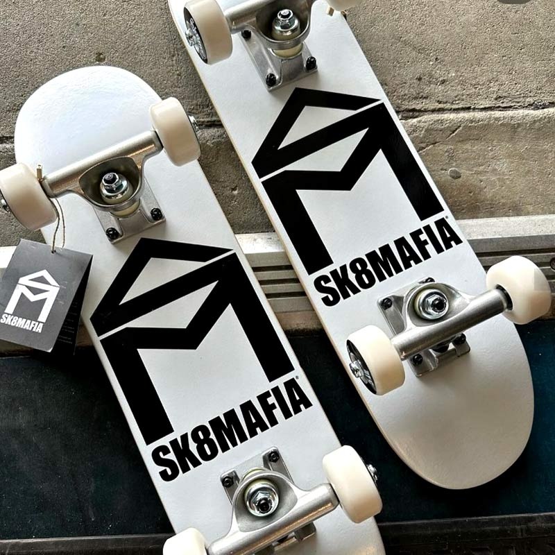 sk8mafia sk8mafia house logo white 6.0 micro complete