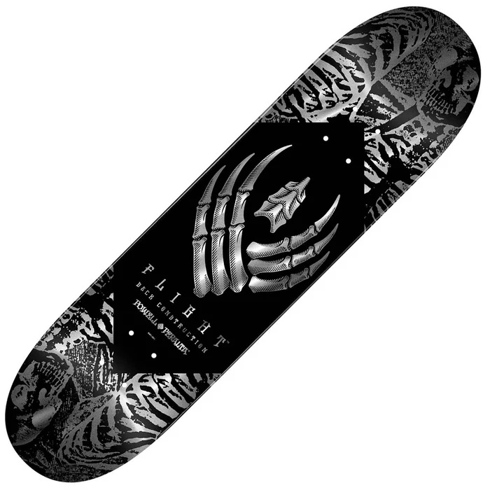 powell peralta powell peralta skeleton silver foil flight 8.25 deck