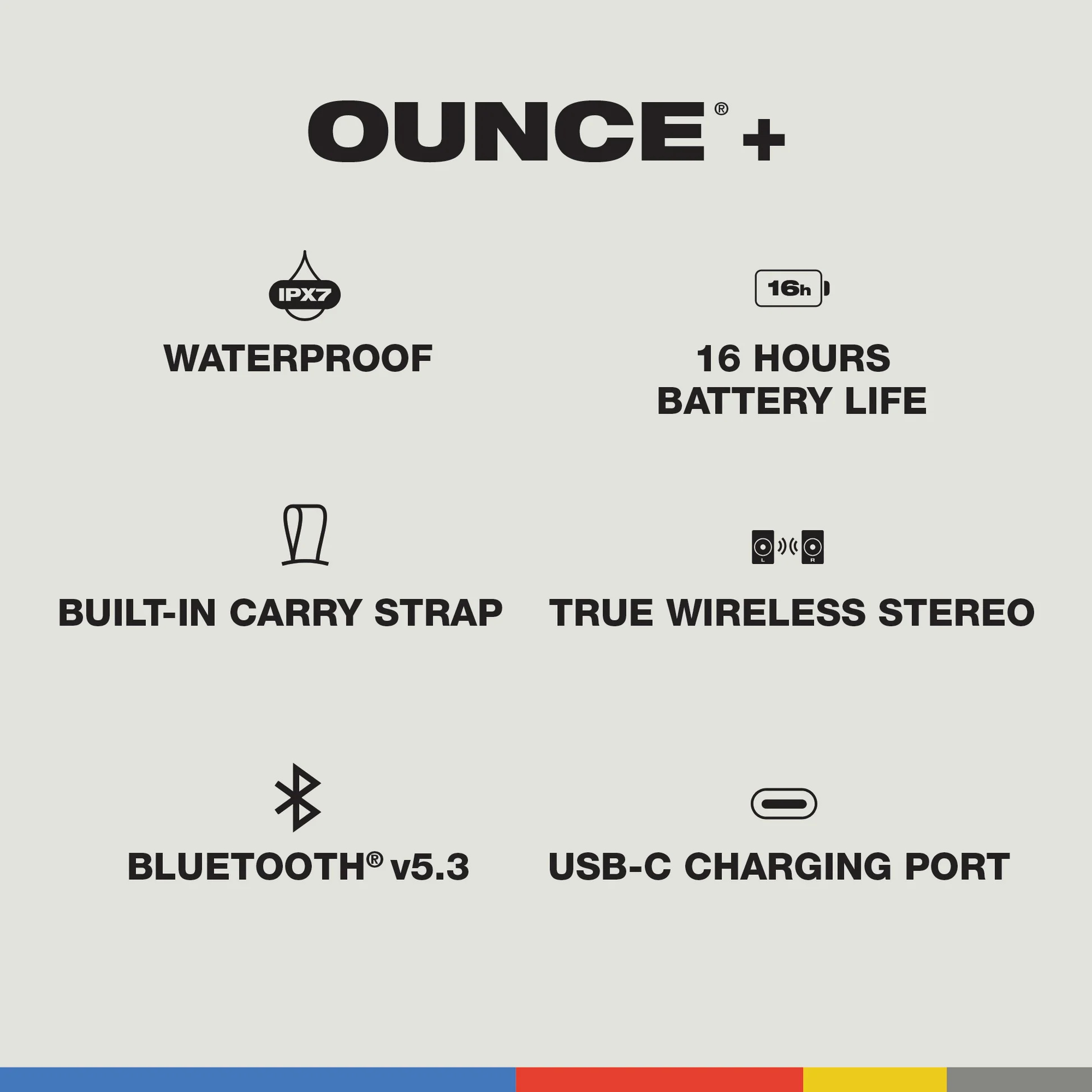 skullcandy skullcandy ounce + portable speaker