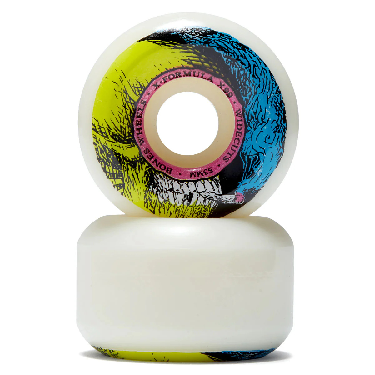 bones bones x formula smokin skull 99a 53mm v6 widecut wheels