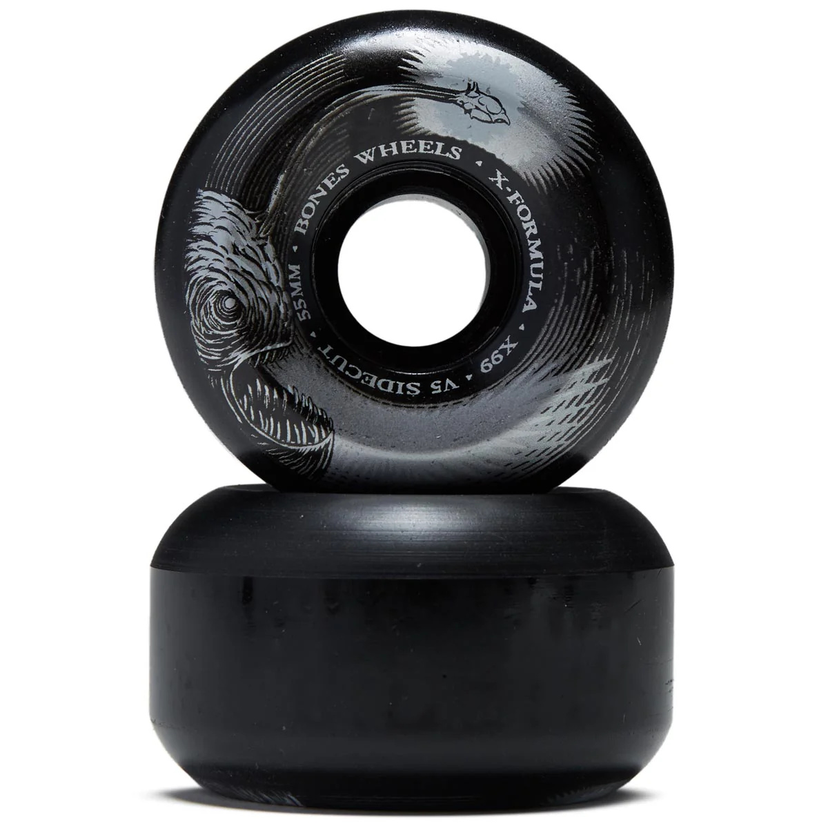 bones bones x formula dark waters 99a 55mm black v5 sidecut wheels
