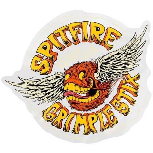 spitfire spitfire grimple flying classic sticker