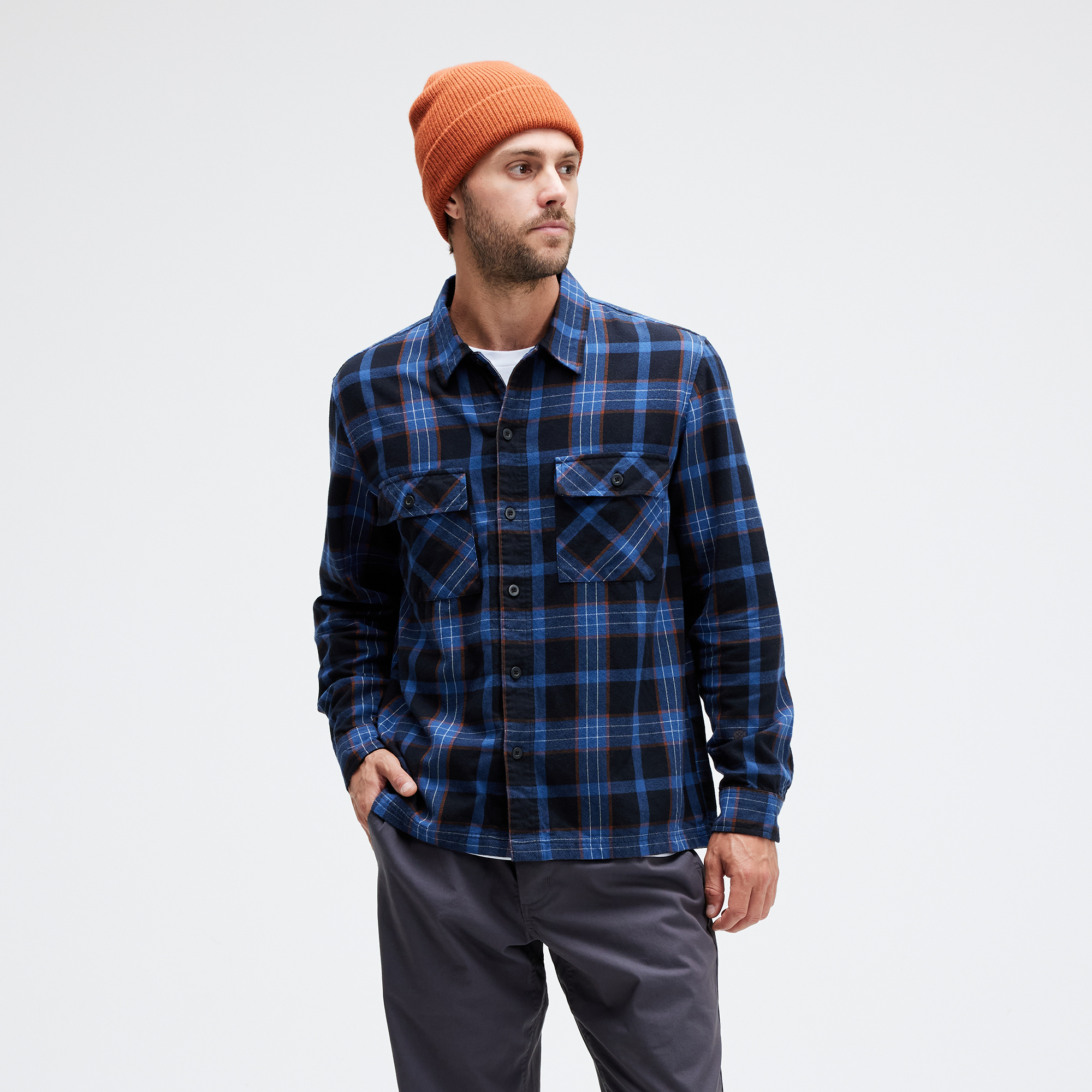 stance stance lowell long sleeve button up shirt