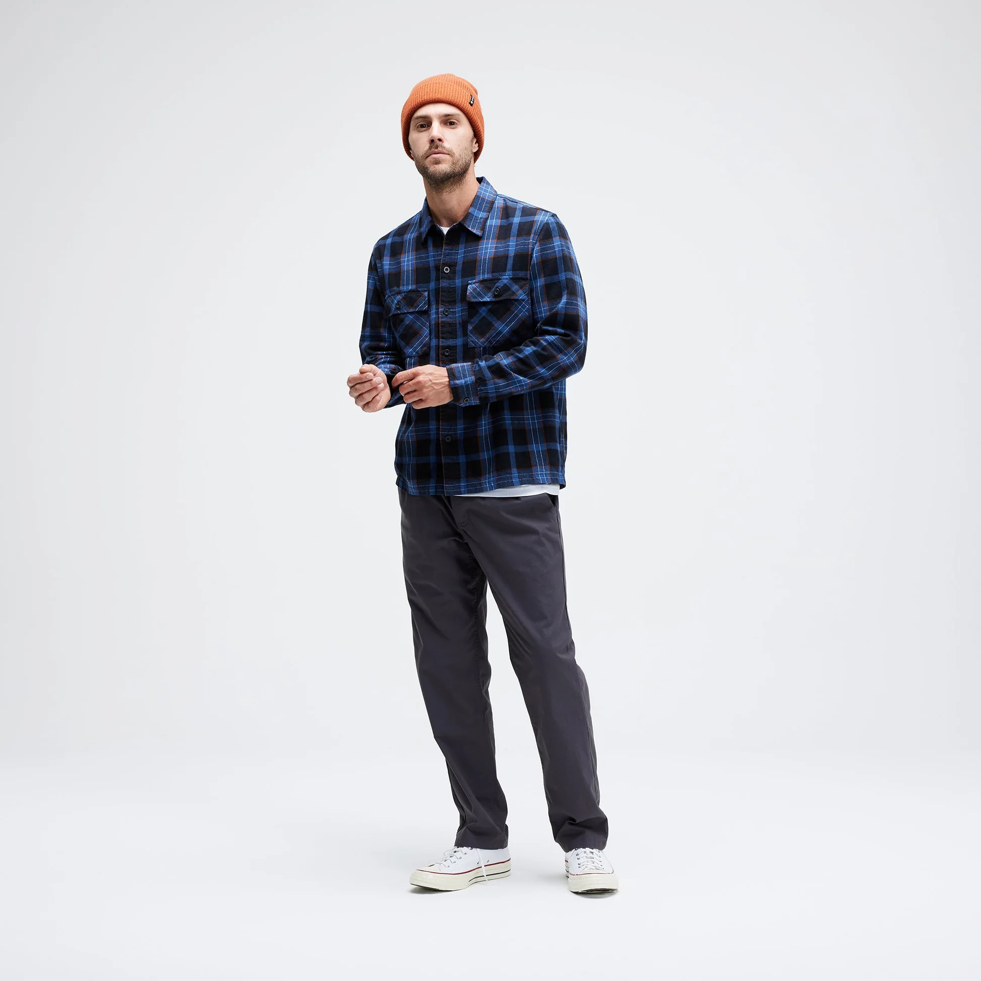 stance stance lowell long sleeve button up shirt