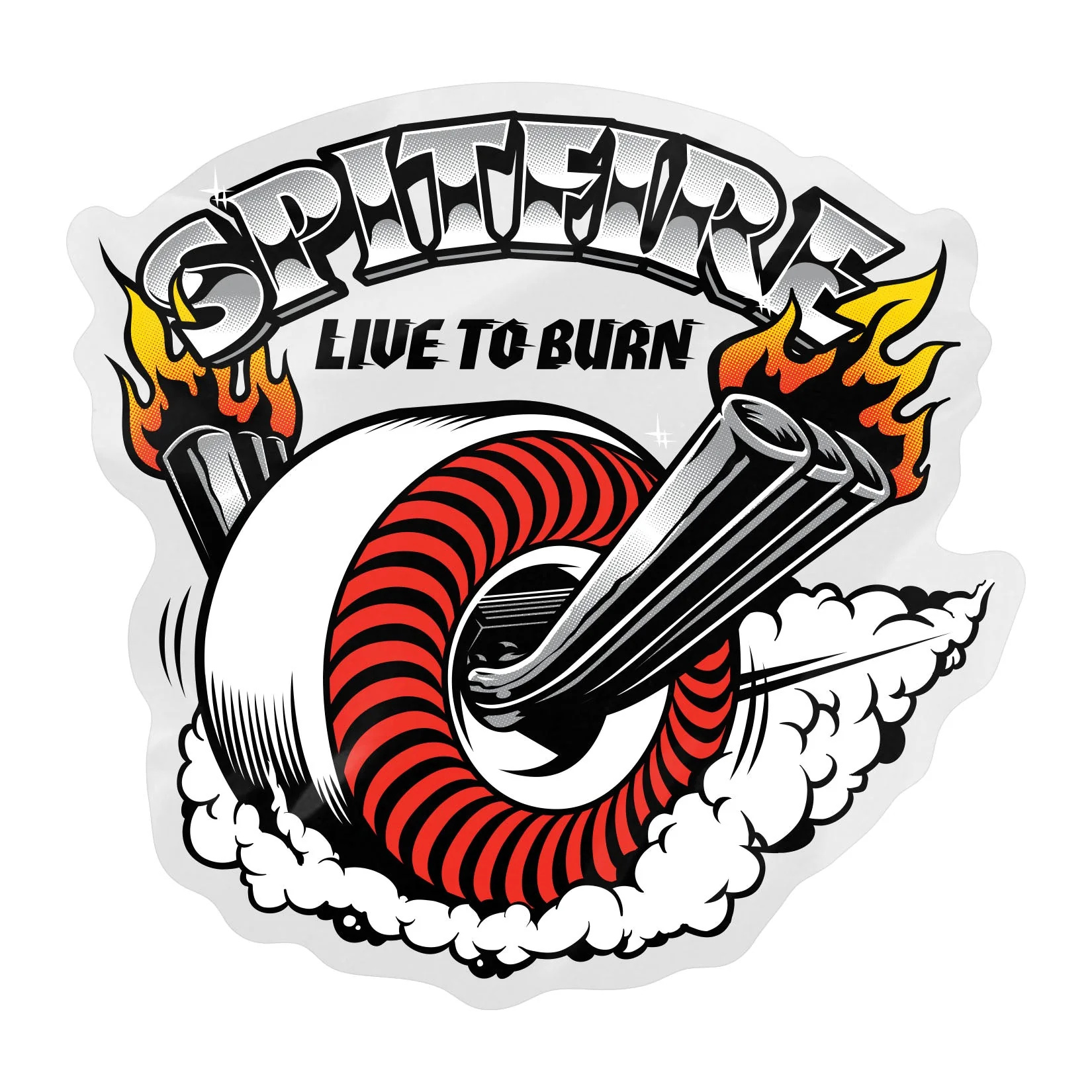 spitfire spitfire burnout 5in sticker