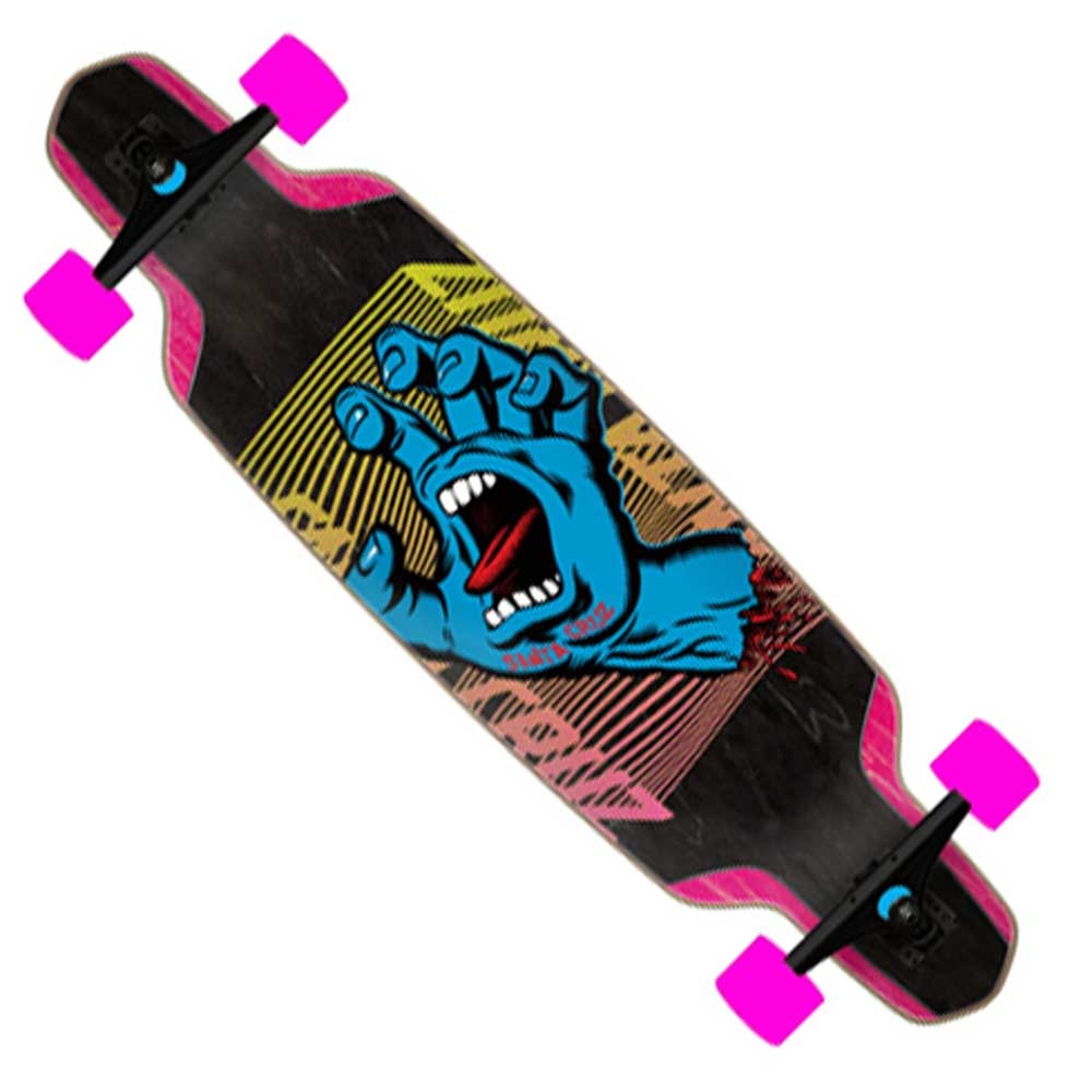 santa cruz santa cruz split hand 9.5in x 37.52in drop down cruzer complete