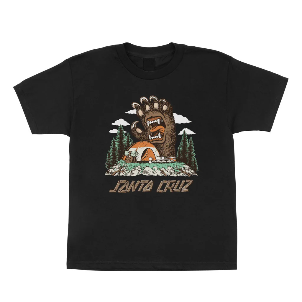 santa cruz santa cruz youth screaming grizzly tee