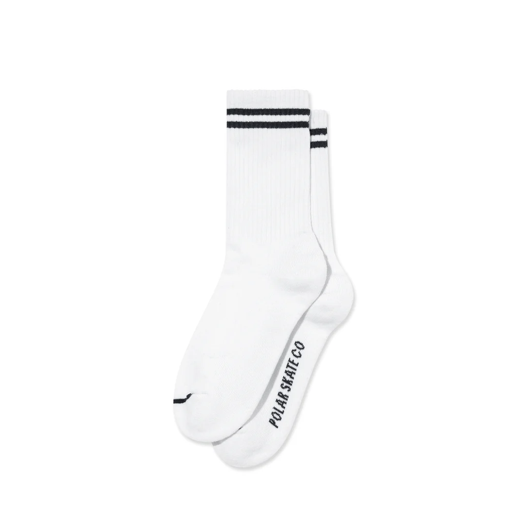 polar polar 2 stripes rib socks