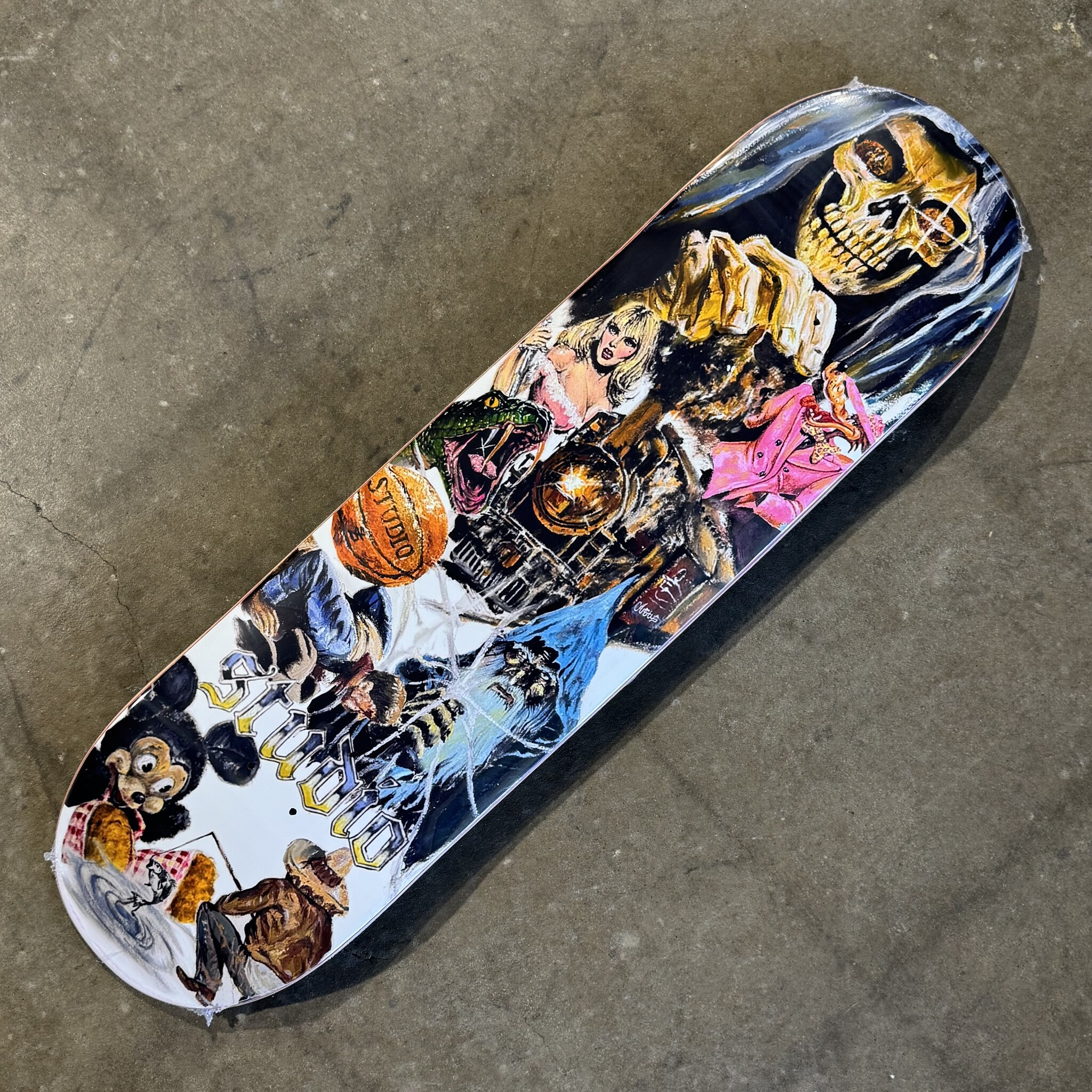 studio skate supply studio andres hedrick howyadoineverybody 8.0 deck
