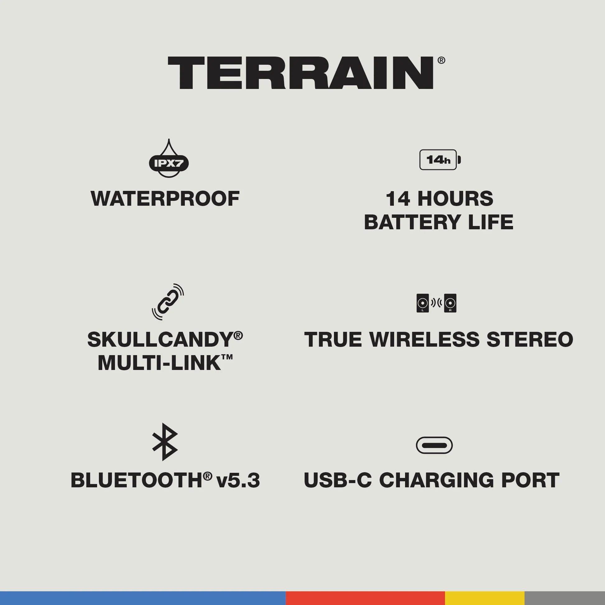 skullcandy skullcandy terrain portable speaker